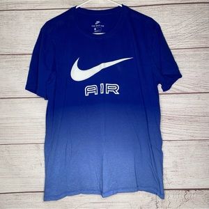 Nike Air color fade blue men’s  short sleeve shirt